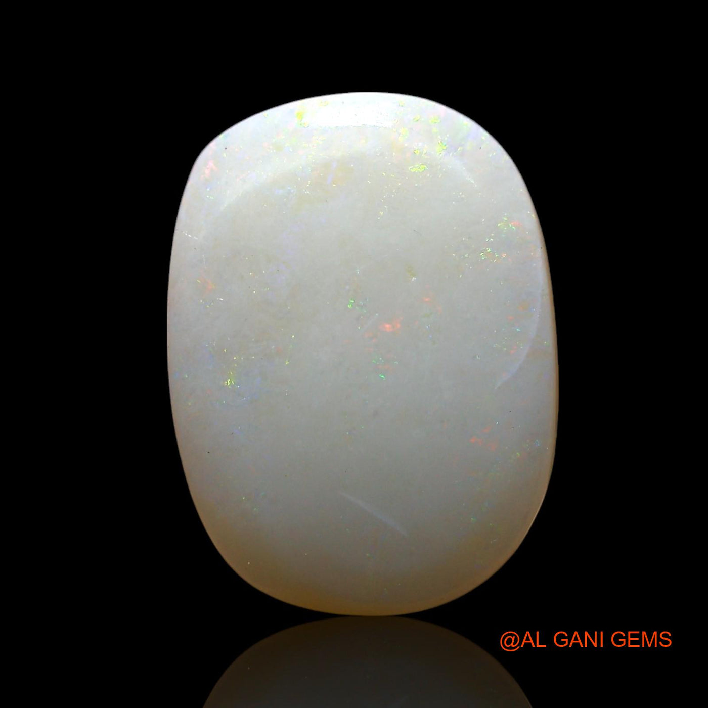 4.00 Cts Unheated Australian Fire Opal Loose Gemstone Oval Cabochon Natural 15x11x3 mm AF-638