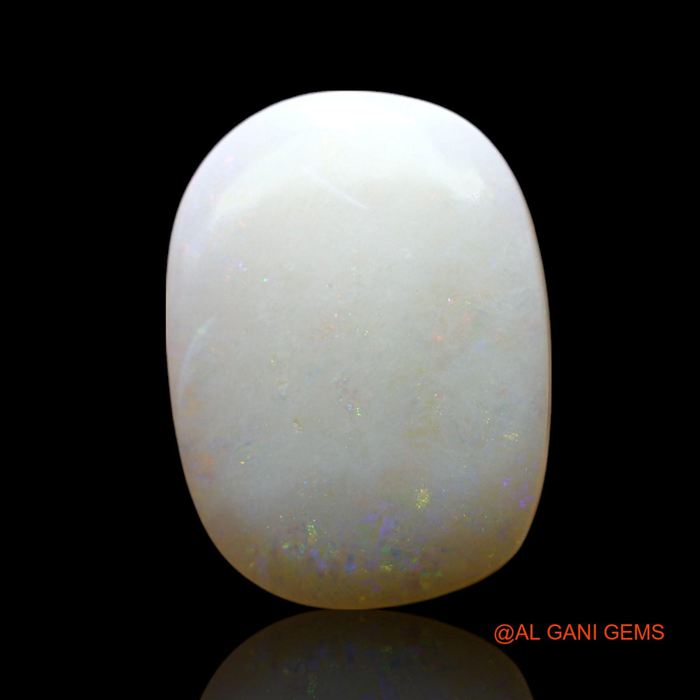 4.00 Cts Unheated Australian Fire Opal Loose Gemstone Oval Cabochon Natural 15x11x3 mm AF-638