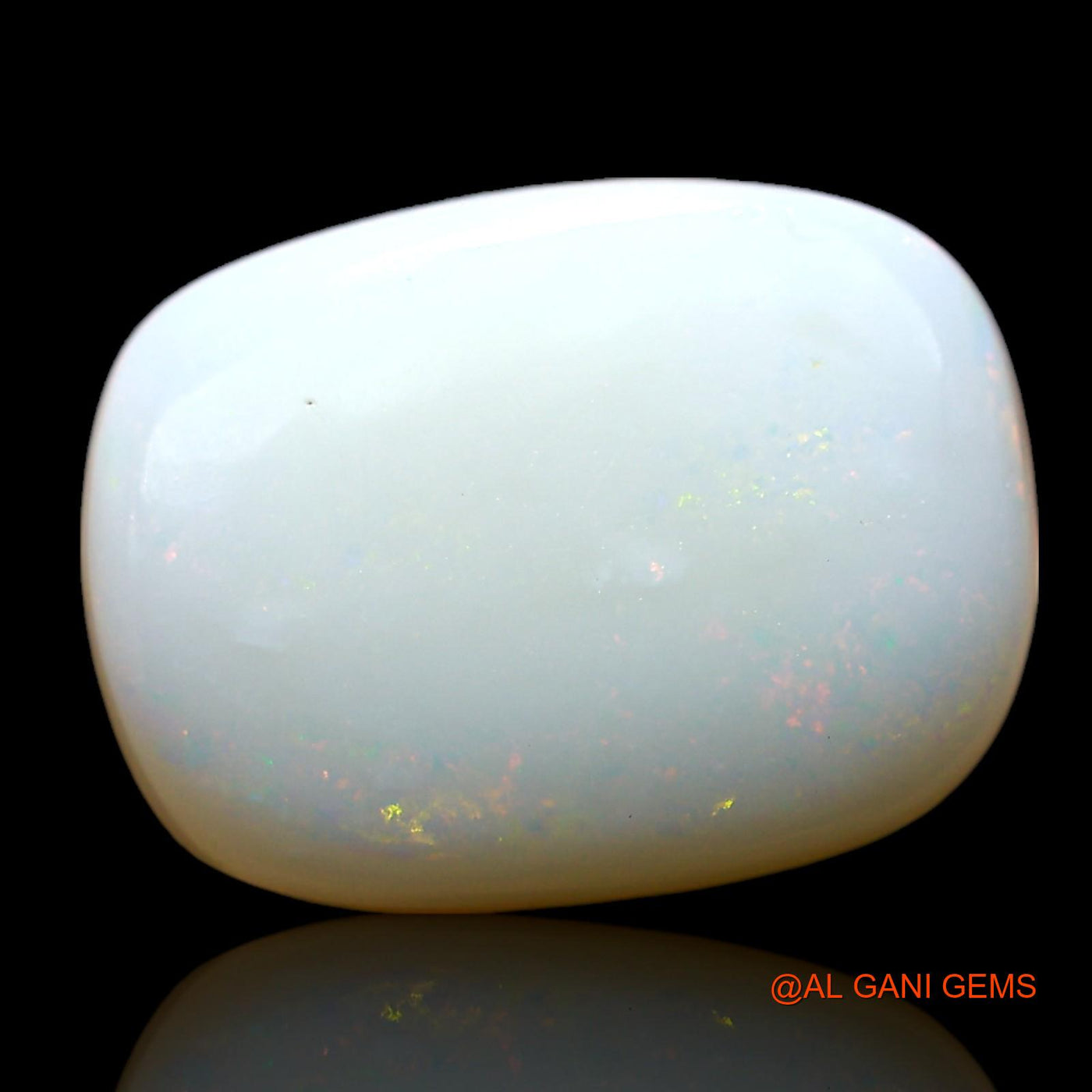 Natural Untreated Fire Opal Loose Gemstone Oval Cabochon From Australia 6.00 Cts 15x11x5 mm AF-640