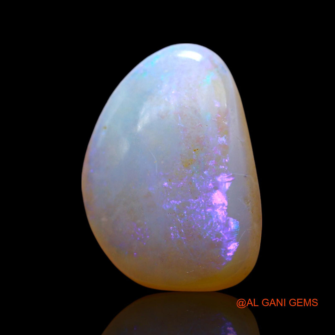 4.00 Cts Unheated Australian Fire Opal Loose Gemstone Fancy Cabochon Natural 15x10x4 mm AF-642