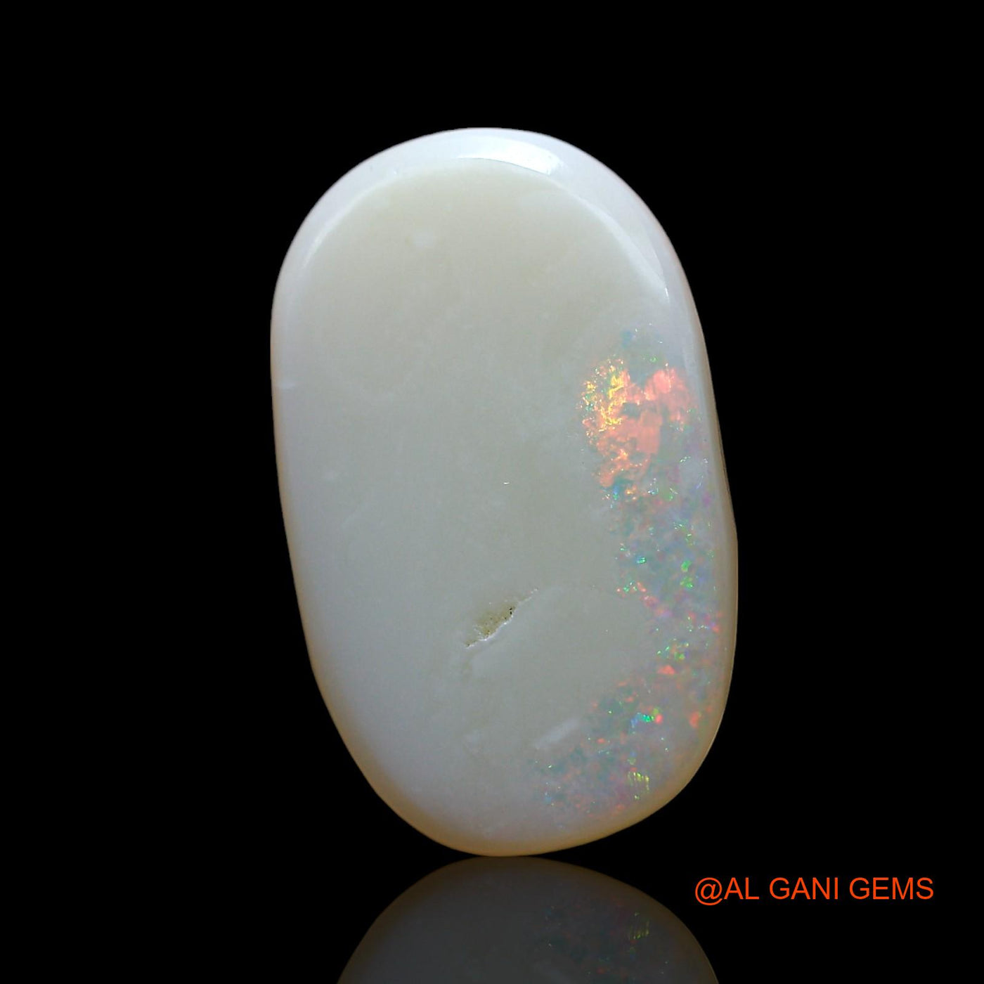 3.00 Cts Unheated Australian Fire Opal Loose Gemstone Oval Cabochon Natural 16x10x2 mm AF-643