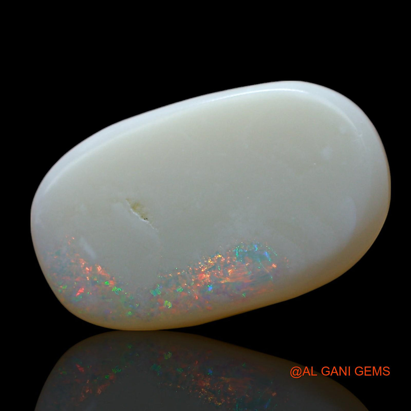 3.00 Cts Unheated Australian Fire Opal Loose Gemstone Oval Cabochon Natural 16x10x2 mm AF-643