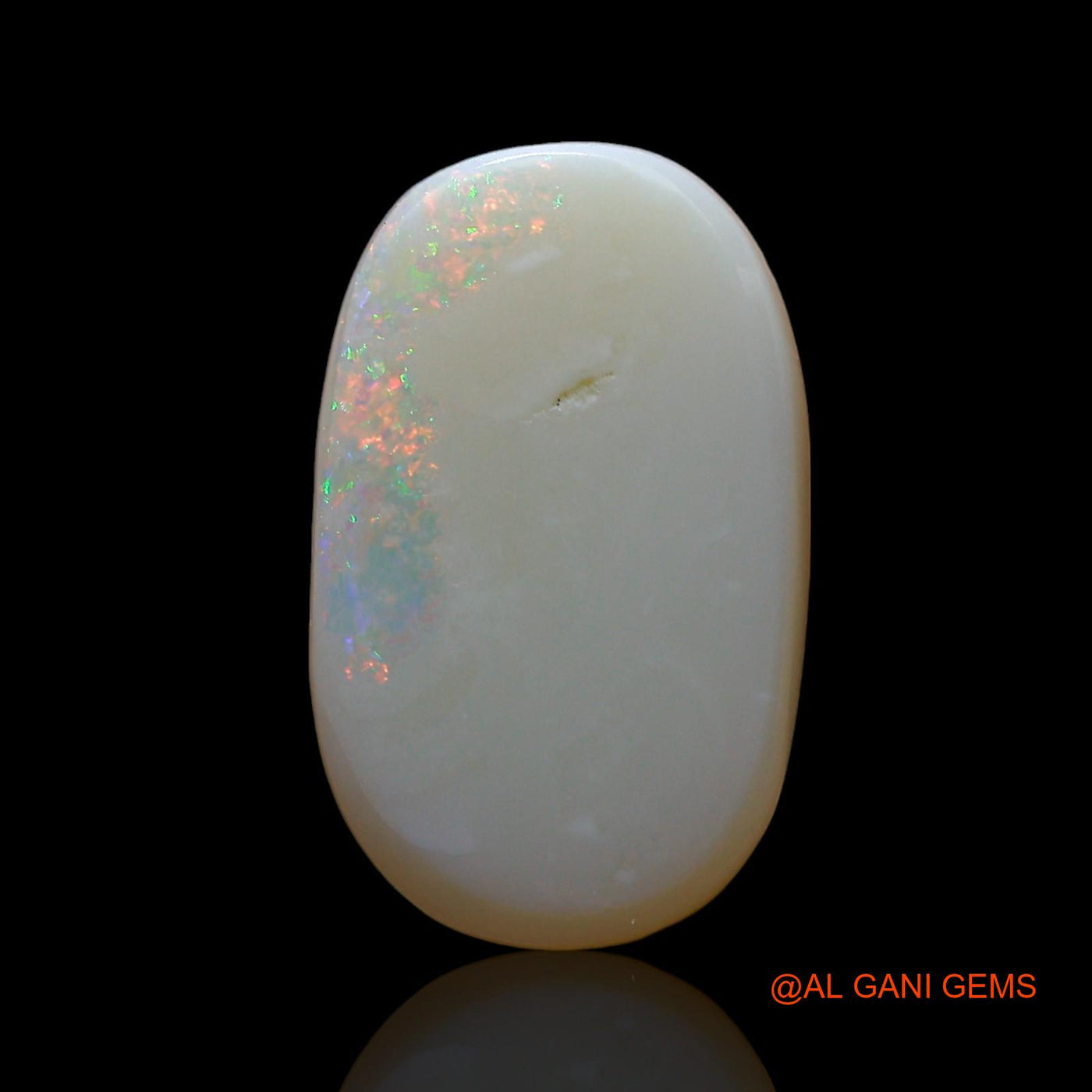 3.00 Cts Unheated Australian Fire Opal Loose Gemstone Oval Cabochon Natural 16x10x2 mm AF-643