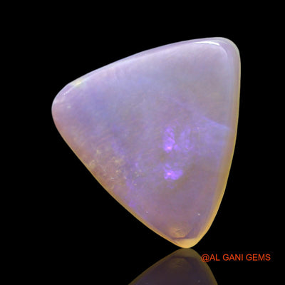 3.00 Cts Natural Australian Fire Opal Trillion Cabochon Loose Gemstone For Jewelry 14x13x2 mm AF-646