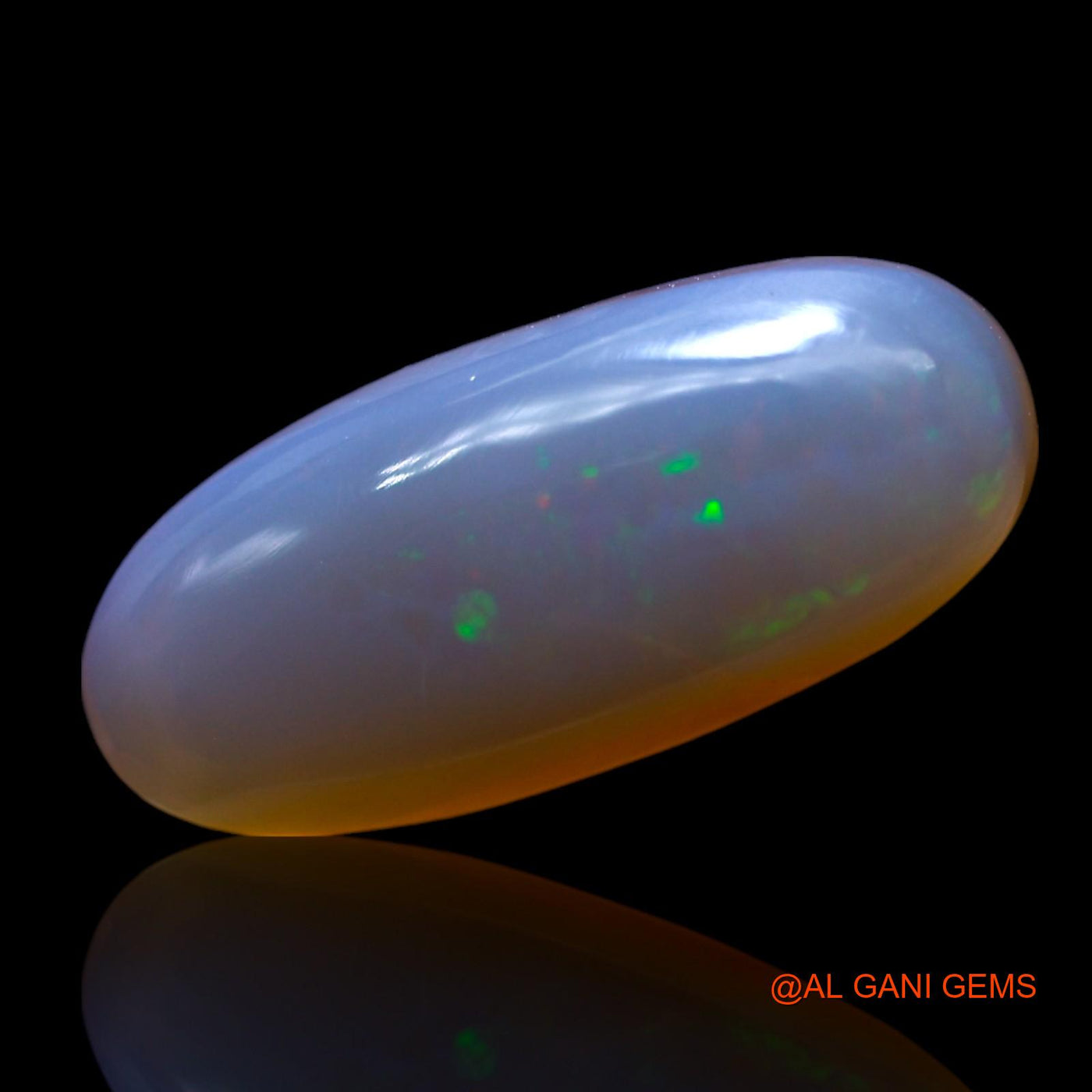 4.00 Cts Natural Australian Fire Opal Loose Gemstone Oval Cabochon 17x7x4 mm AF-648