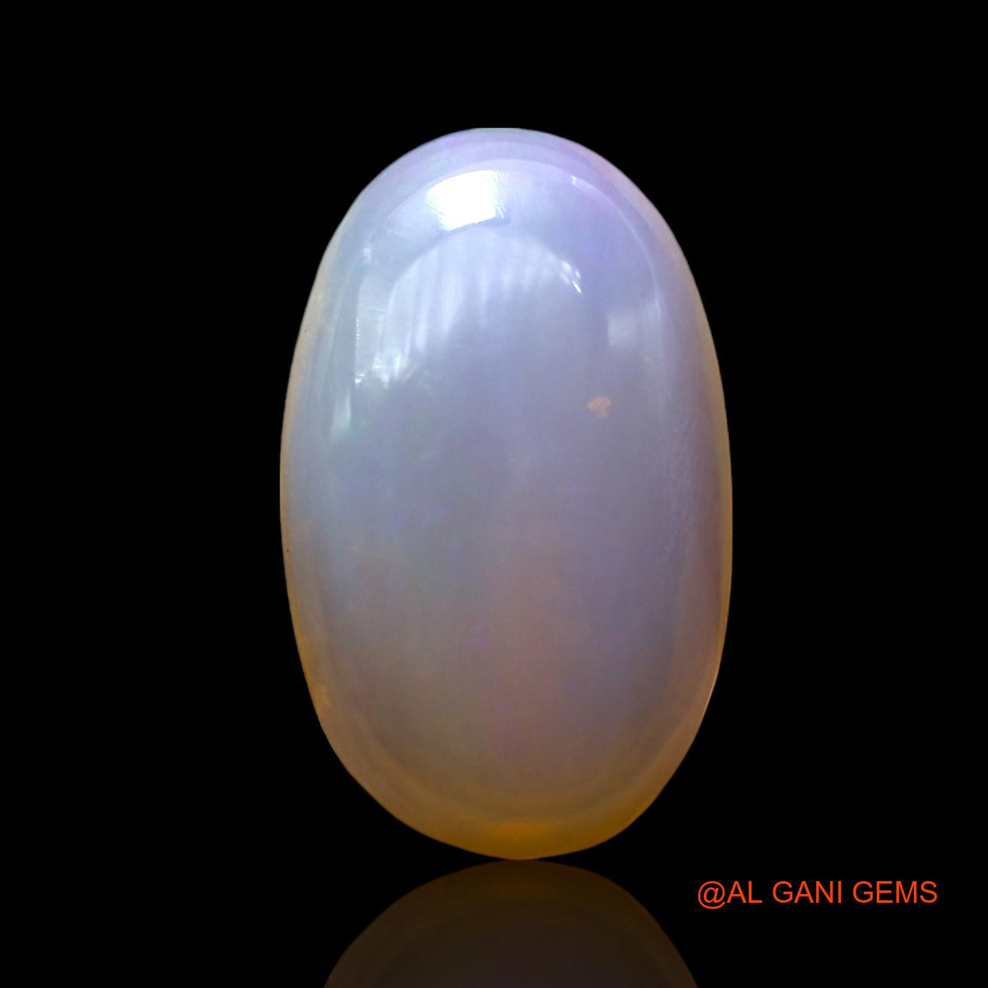 Natural Fire Opal Gemstone 5.00 Cts Loose Oval Cabochon From Australia 16x10x5 mm AF-649
