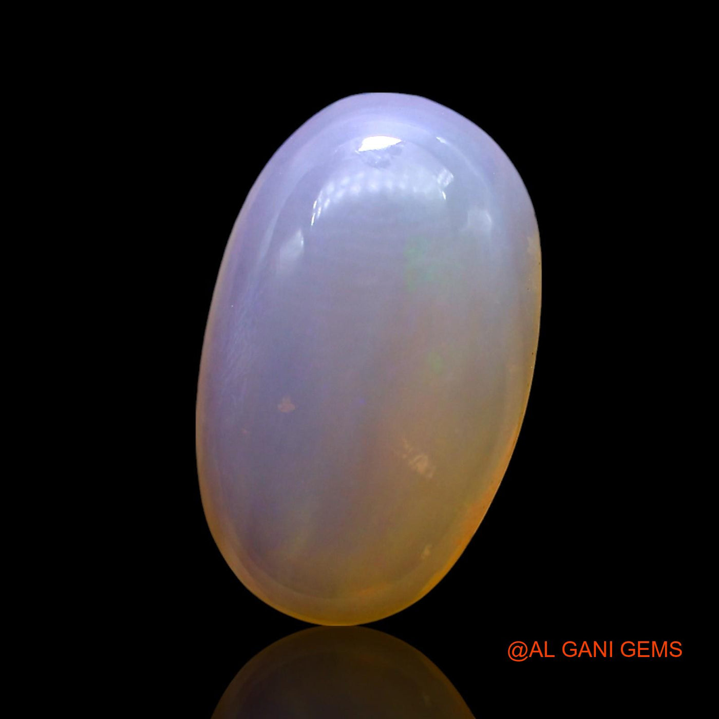 Natural Fire Opal Gemstone 5.00 Cts Loose Oval Cabochon From Australia 16x10x5 mm AF-649