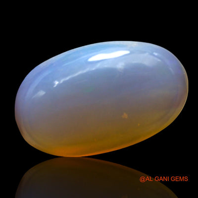Natural Fire Opal Gemstone 5.00 Cts Loose Oval Cabochon From Australia 16x10x5 mm AF-649