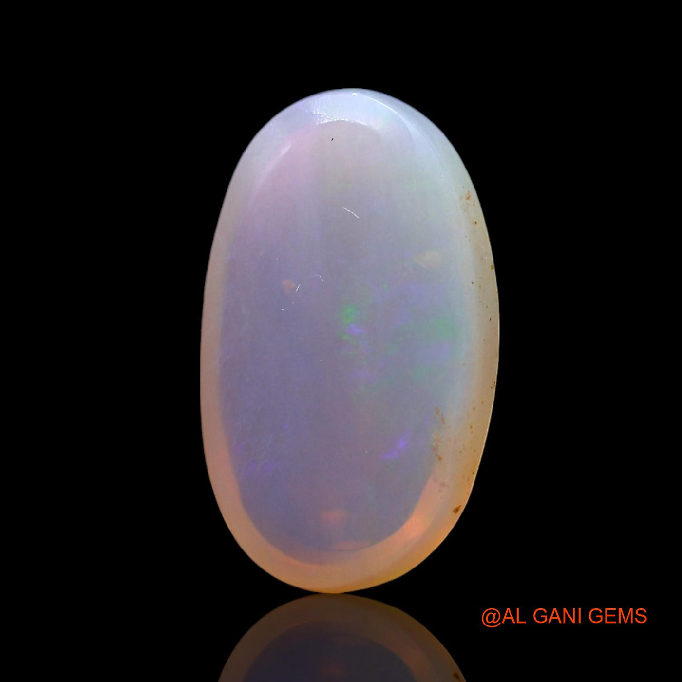 Natural Fire Opal Gemstone 5.00 Cts Loose Oval Cabochon From Australia 16x10x5 mm AF-649