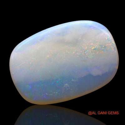 Natural Untreated Fire Opal Loose Gemstone Oval Cabochon From Australia 3.00 Cts 15x10x2 mm AF-650