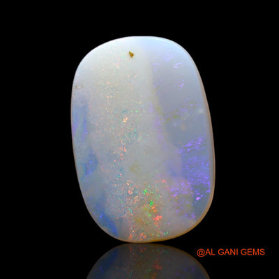 Natural Untreated Fire Opal Loose Gemstone Oval Cabochon From Australia 3.00 Cts 15x10x2 mm AF-650