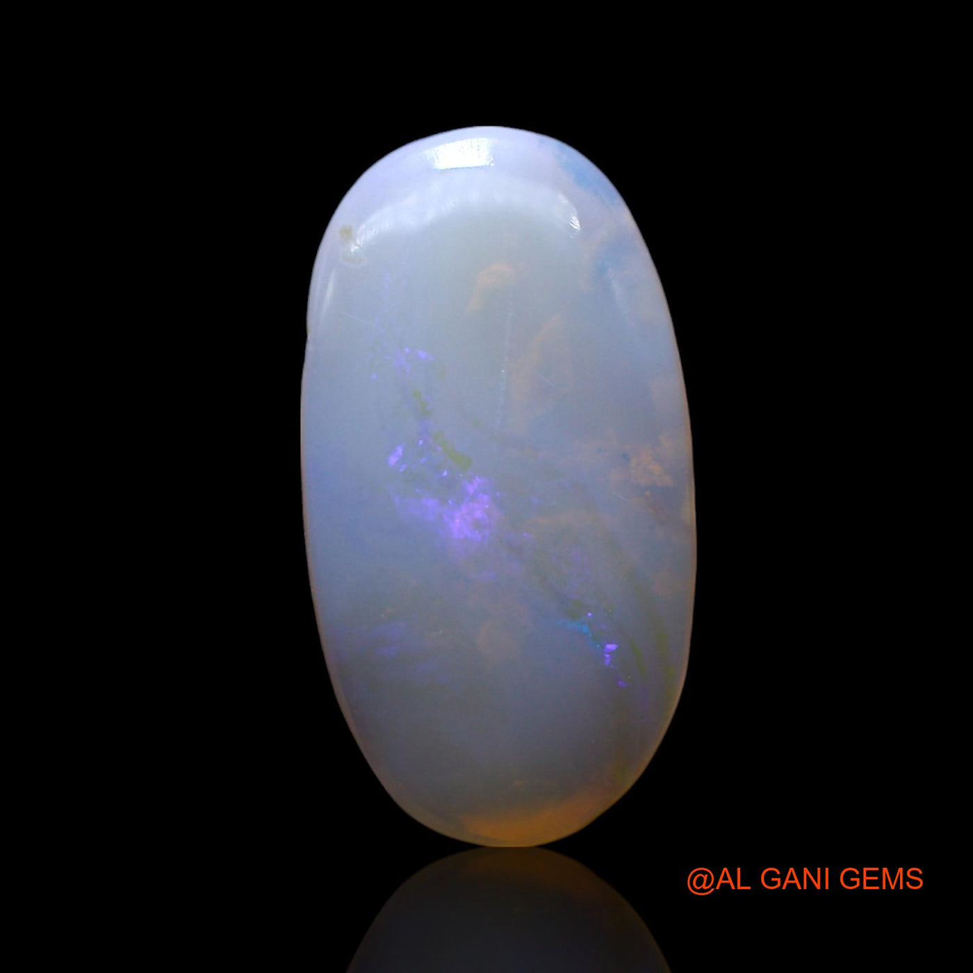 3.00 Cts Natural Australian Fire Opal Loose Gemstone Oval Cabochon 17x9x3 mm AF-651