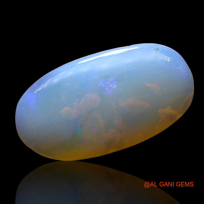 3.00 Cts Natural Australian Fire Opal Loose Gemstone Oval Cabochon 17x9x3 mm AF-651