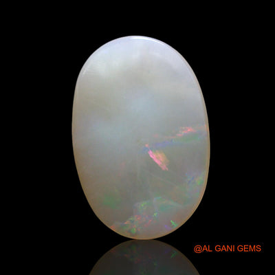 3.00 Cts Natural Australian Fire Opal Oval Cabochon Loose Gemstone For Jewelry 15x10x2 mm AF-653