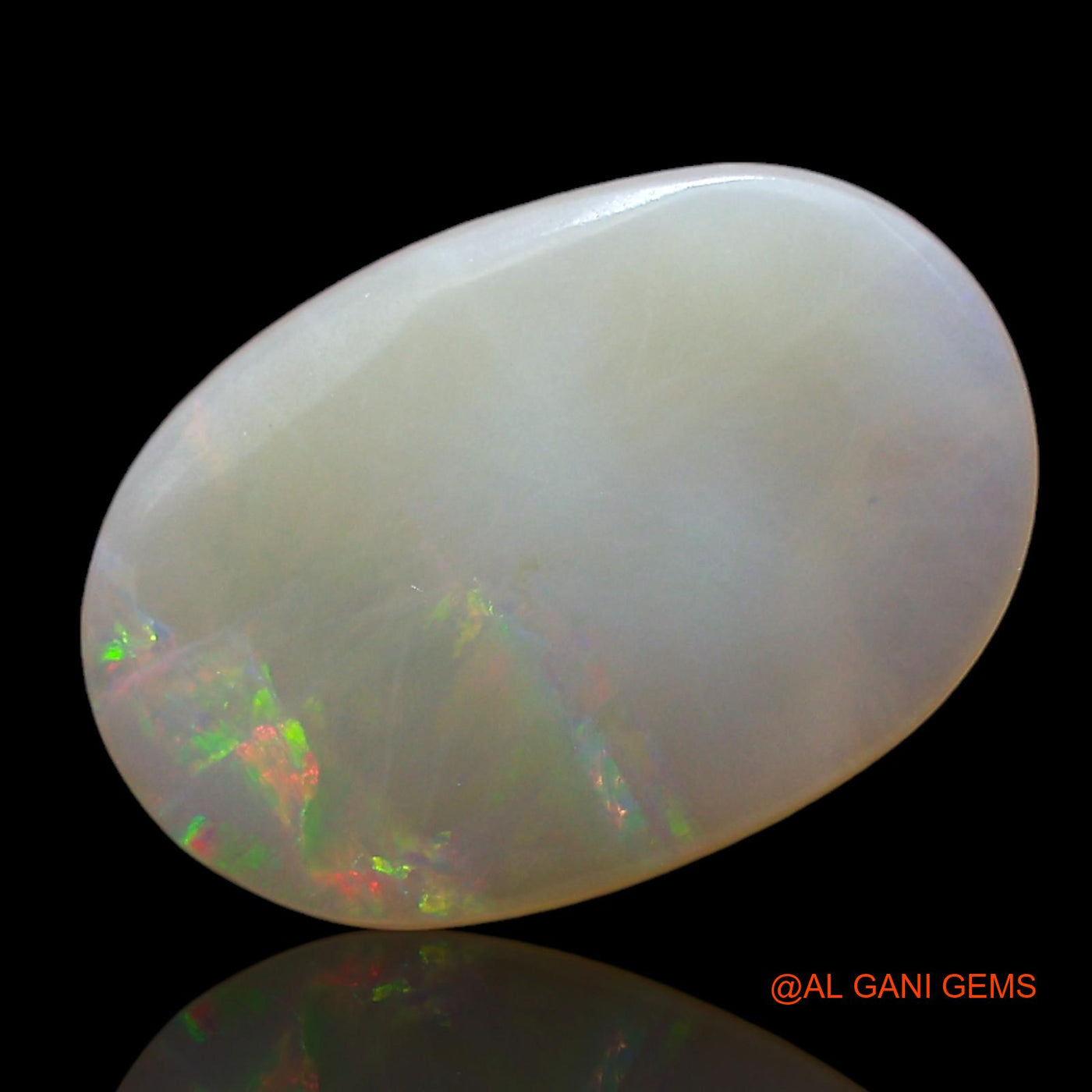 3.00 Cts Natural Australian Fire Opal Oval Cabochon Loose Gemstone For Jewelry 15x10x2 mm AF-653