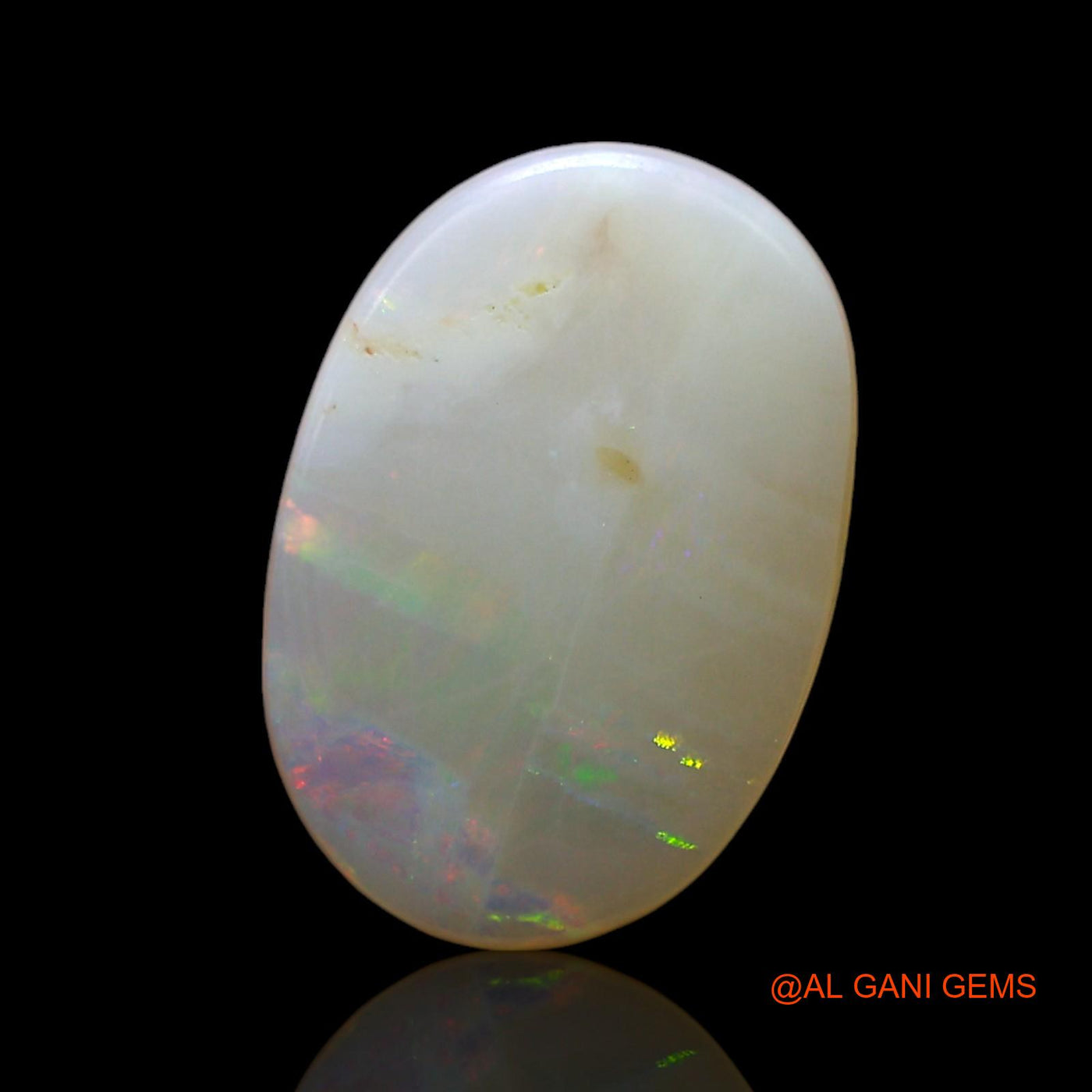 3.00 Cts Natural Australian Fire Opal Oval Cabochon Loose Gemstone For Jewelry 15x10x2 mm AF-653
