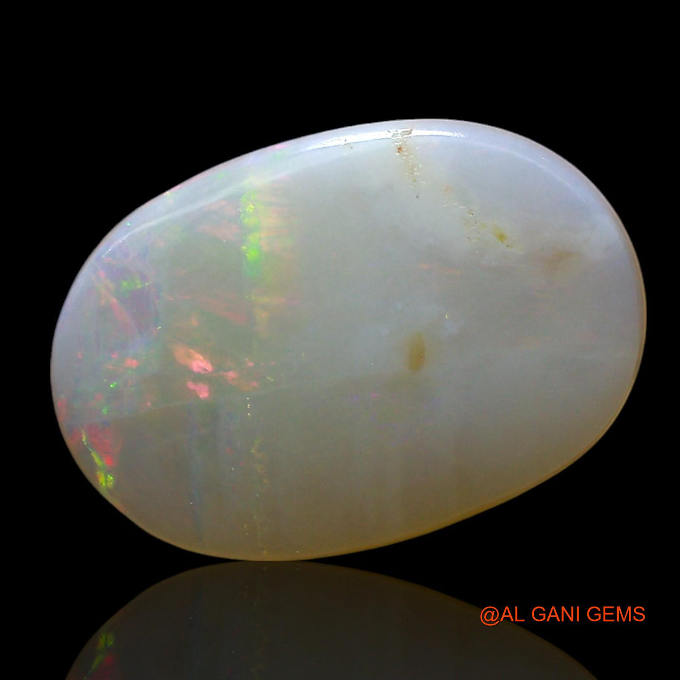 3.00 Cts Natural Australian Fire Opal Oval Cabochon Loose Gemstone For Jewelry 15x10x2 mm AF-653