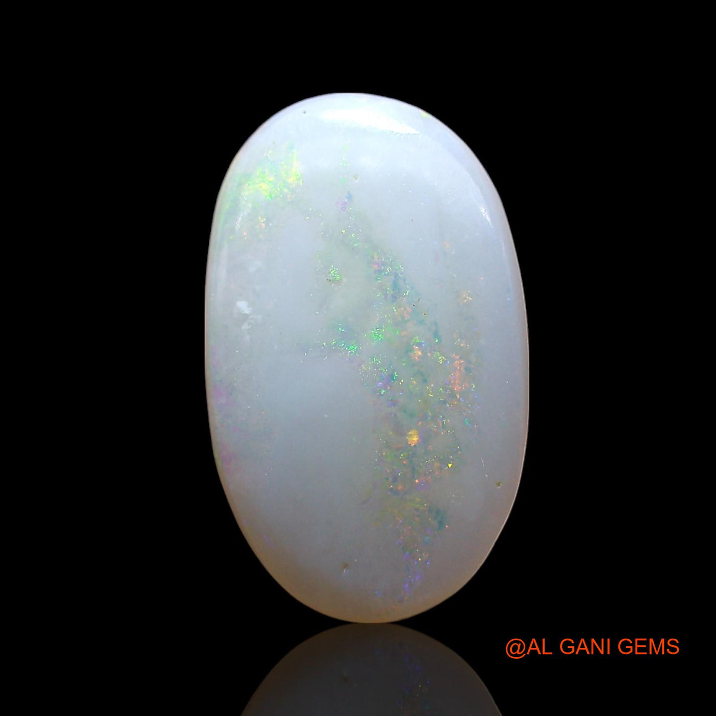 2.00 Cts Natural Australian Fire Opal Loose Gemstone Oval Cabochon 15x9x3 mm AF-654