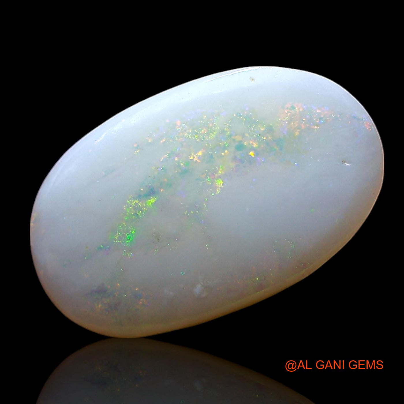 2.00 Cts Natural Australian Fire Opal Loose Gemstone Oval Cabochon 15x9x3 mm AF-654
