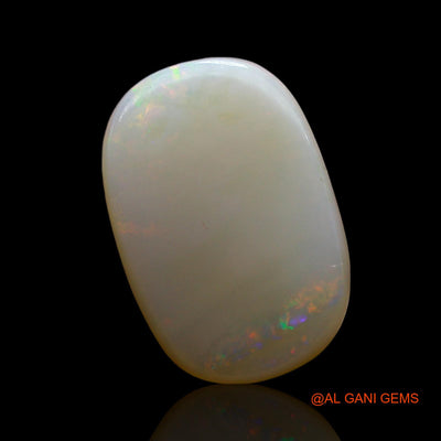 Natural Fire Opal Gemstone 3.00 Cts Loose Oval Cabochon From Australia 15x10x3 mm AF-655