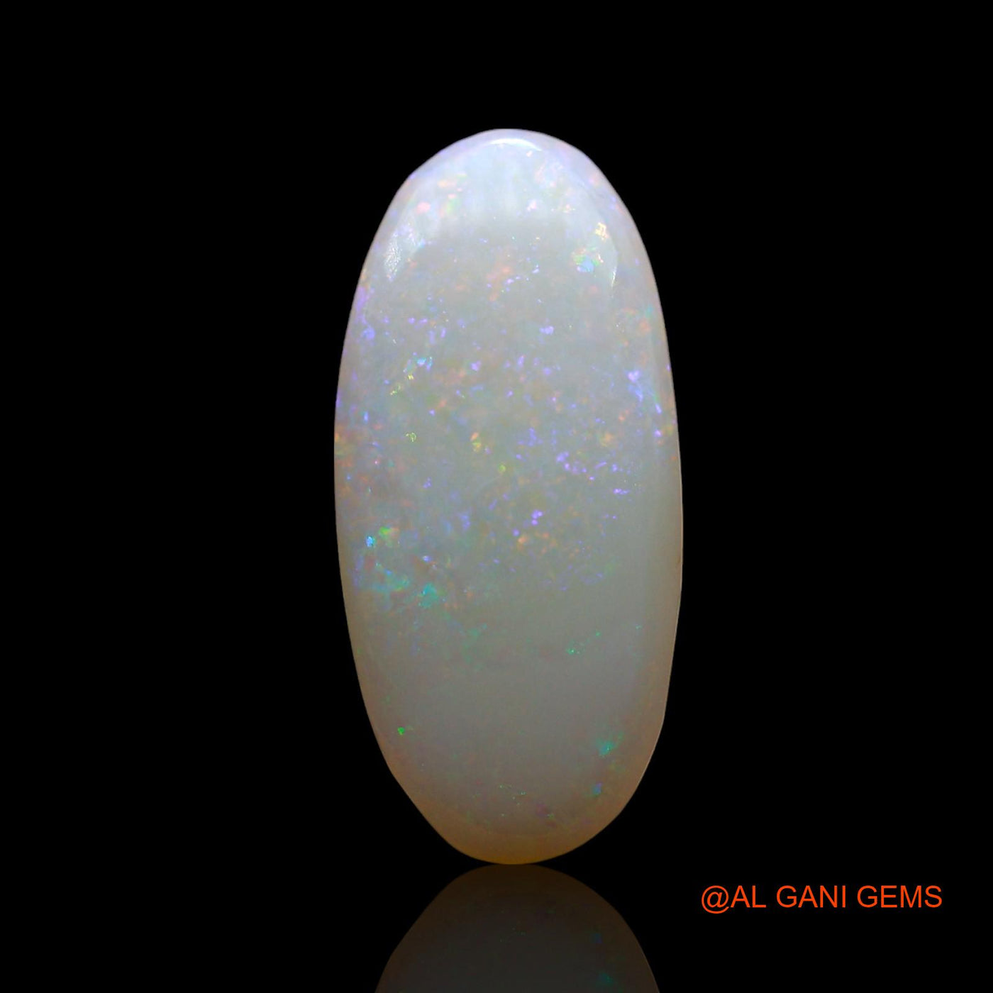 2.00 Cts Natural Australian Fire Opal Loose Gemstone Oval Cabochon 17x8x3 mm AF-656