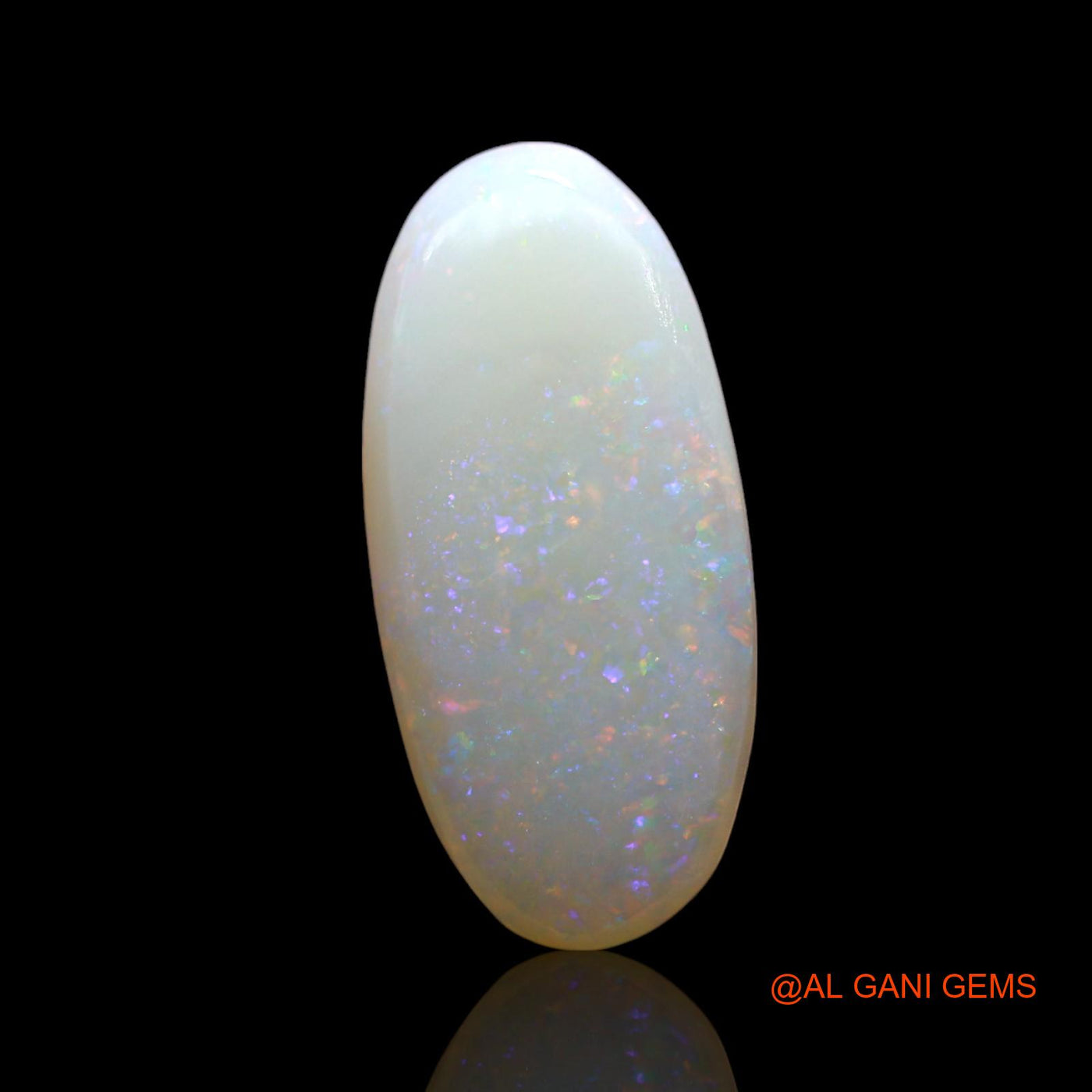 2.00 Cts Natural Australian Fire Opal Loose Gemstone Oval Cabochon 17x8x3 mm AF-656