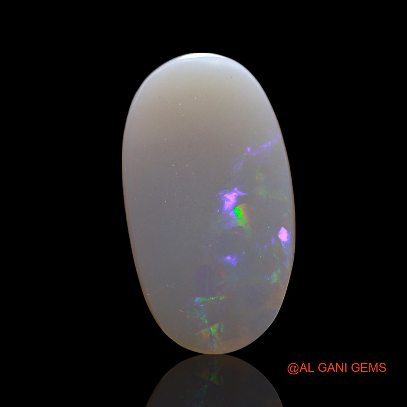 2.00 Cts Unheated Australian Fire Opal Loose Gemstone Oval Cabochon Natural 16x9x2 mm AF-657