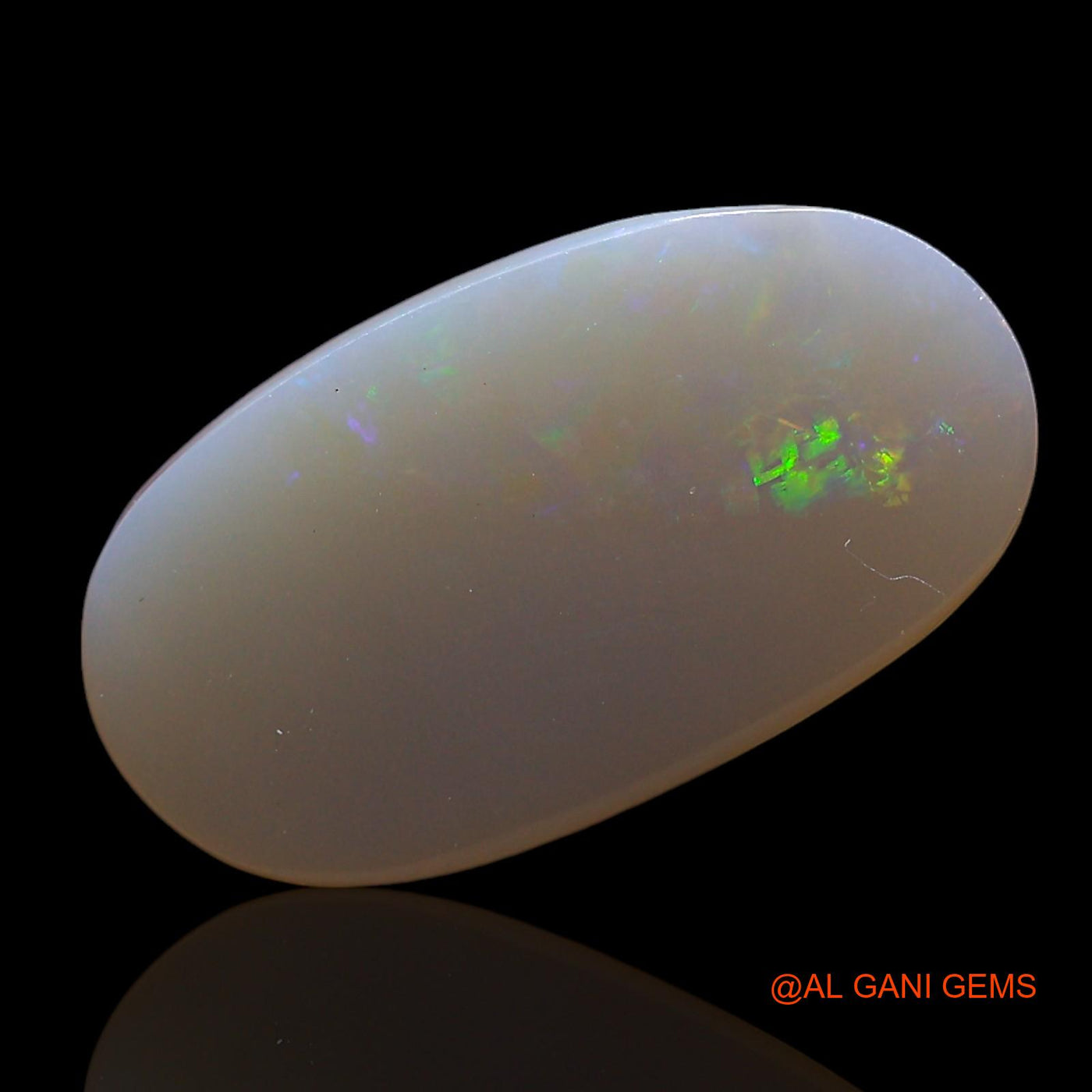 2.00 Cts Unheated Australian Fire Opal Loose Gemstone Oval Cabochon Natural 16x9x2 mm AF-657