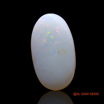 Natural Fire Opal Gemstone 3.00 Cts Loose Oval Cabochon From Australia 16x9x3 mm AF-658