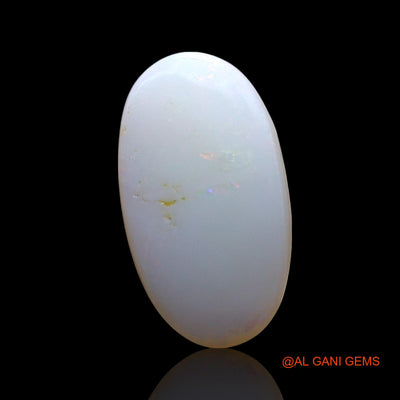 Natural Fire Opal Gemstone 3.00 Cts Loose Oval Cabochon From Australia 16x9x3 mm AF-658