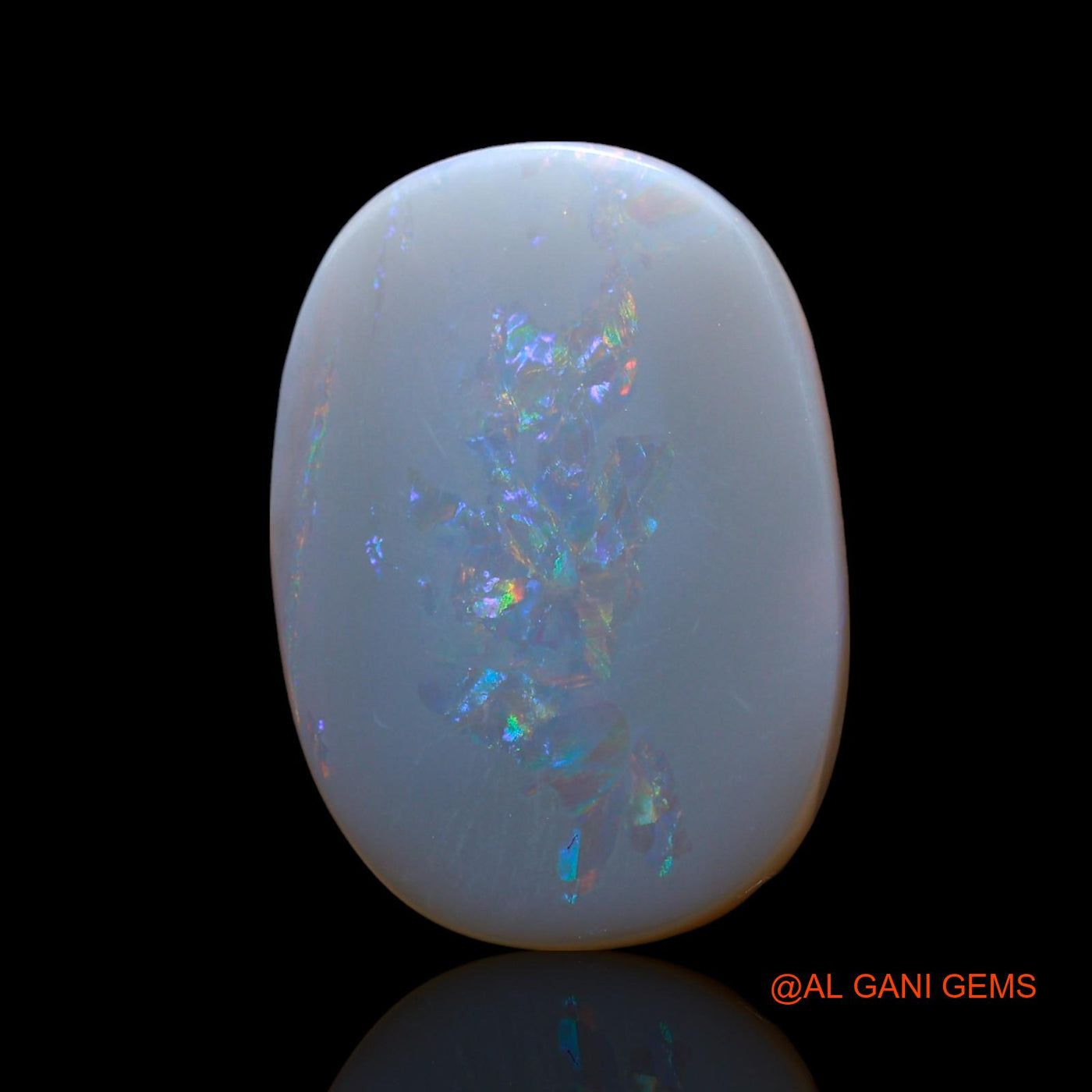 6.00 Cts Natural Australian Fire Opal Loose Gemstone Oval Cabochon 18x12x3 mm AF-65