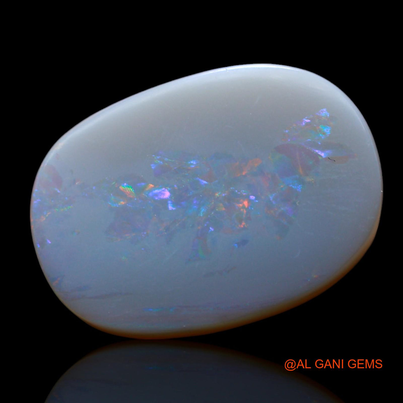 6.00 Cts Natural Australian Fire Opal Loose Gemstone Oval Cabochon 18x12x3 mm AF-65