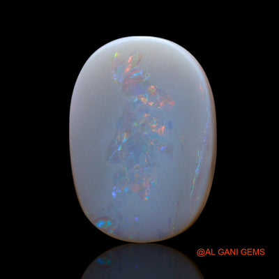 6.00 Cts Natural Australian Fire Opal Loose Gemstone Oval Cabochon 18x12x3 mm AF-65