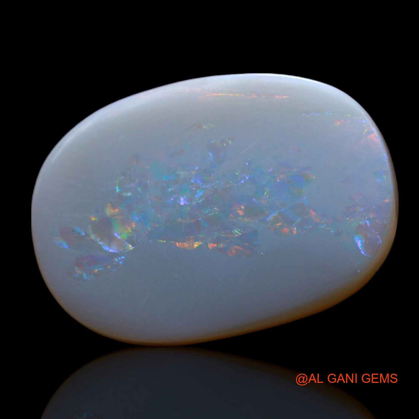6.00 Cts Natural Australian Fire Opal Loose Gemstone Oval Cabochon 18x12x3 mm AF-65