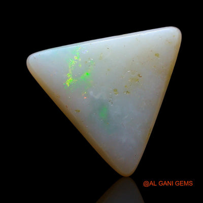 Natural Fire Opal Gemstone 3.00 Cts Loose Trillion Cabochon From Australia 12x11x3 mm AF-660