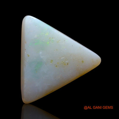 Natural Fire Opal Gemstone 3.00 Cts Loose Trillion Cabochon From Australia 12x11x3 mm AF-660