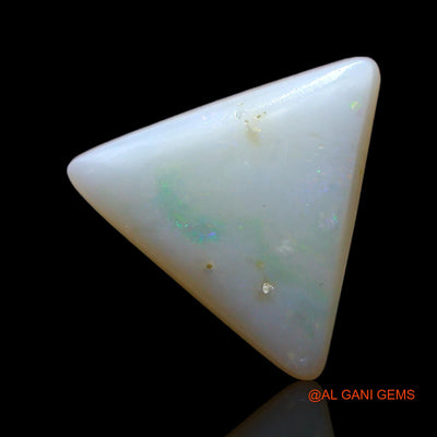 Natural Fire Opal Gemstone 3.00 Cts Loose Trillion Cabochon From Australia 12x11x3 mm AF-660
