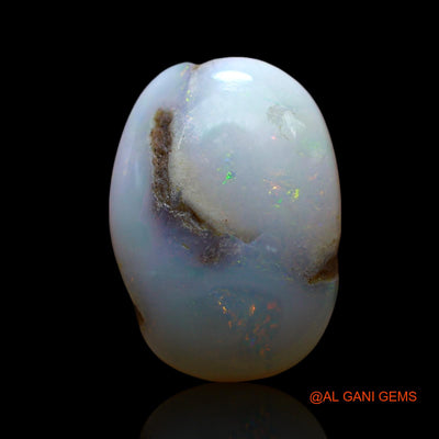 4.00 Cts Unheated Australian Fire Opal Loose Gemstone Oval Cabochon Natural 15x11x3 mm AF-661