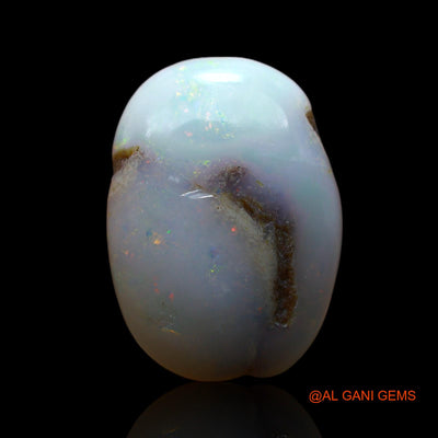 4.00 Cts Unheated Australian Fire Opal Loose Gemstone Oval Cabochon Natural 15x11x3 mm AF-661