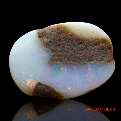 4.00 Cts Unheated Australian Fire Opal Loose Gemstone Oval Cabochon Natural 15x11x3 mm AF-661
