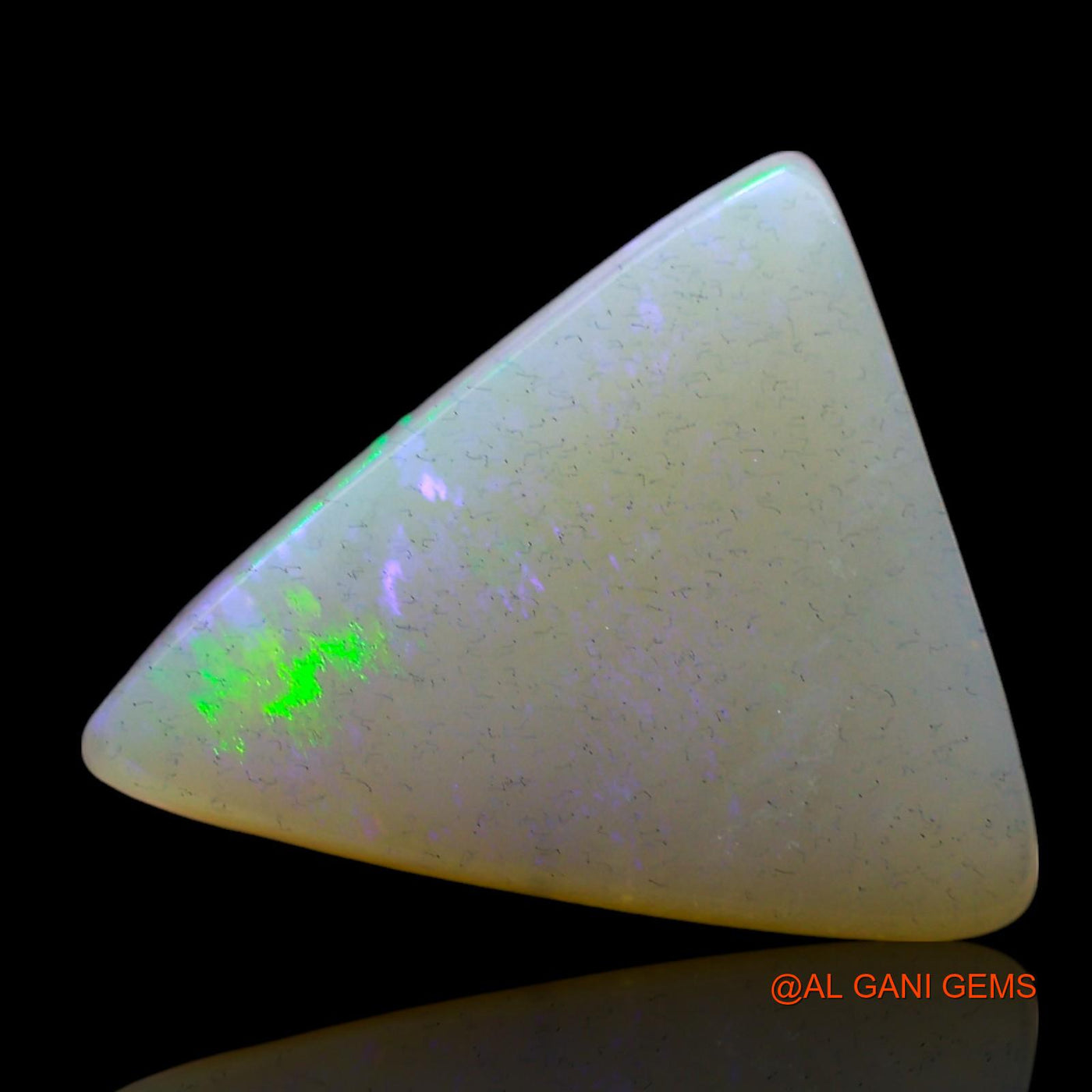 Natural Fire Opal Gemstone 5.00 Cts Loose Trillion Cabochon From Australia 13x11x5 mm AF-662