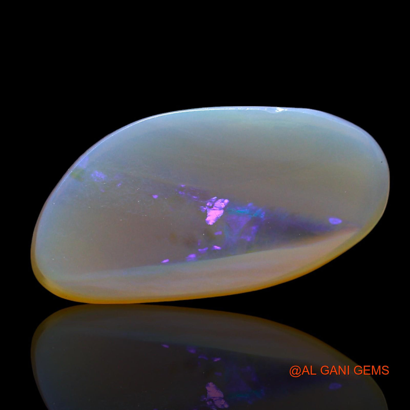 3.00 Cts Unheated Australian Fire Opal Loose Gemstone Fancy Cabochon Natural 16x8x3 mm AF-664