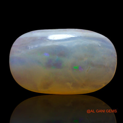 4.00 Cts Natural Australian Fire Opal Loose Gemstone Oval Cabochon 15x9x4 mm AF-667