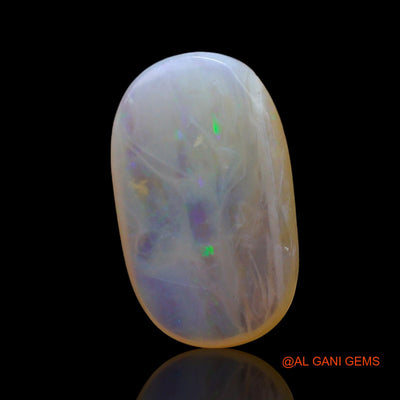 4.00 Cts Natural Australian Fire Opal Loose Gemstone Oval Cabochon 15x9x4 mm AF-667