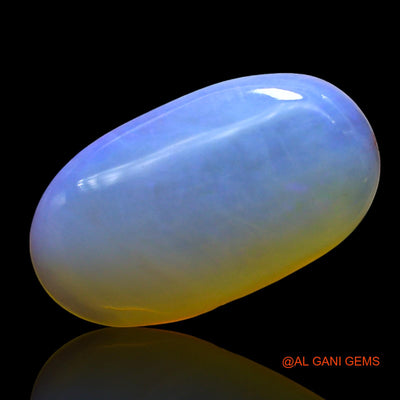 Natural Fire Opal Gemstone 4.00 Cts Loose Oval Cabochon From Australia 16x9x4 mm AF-669