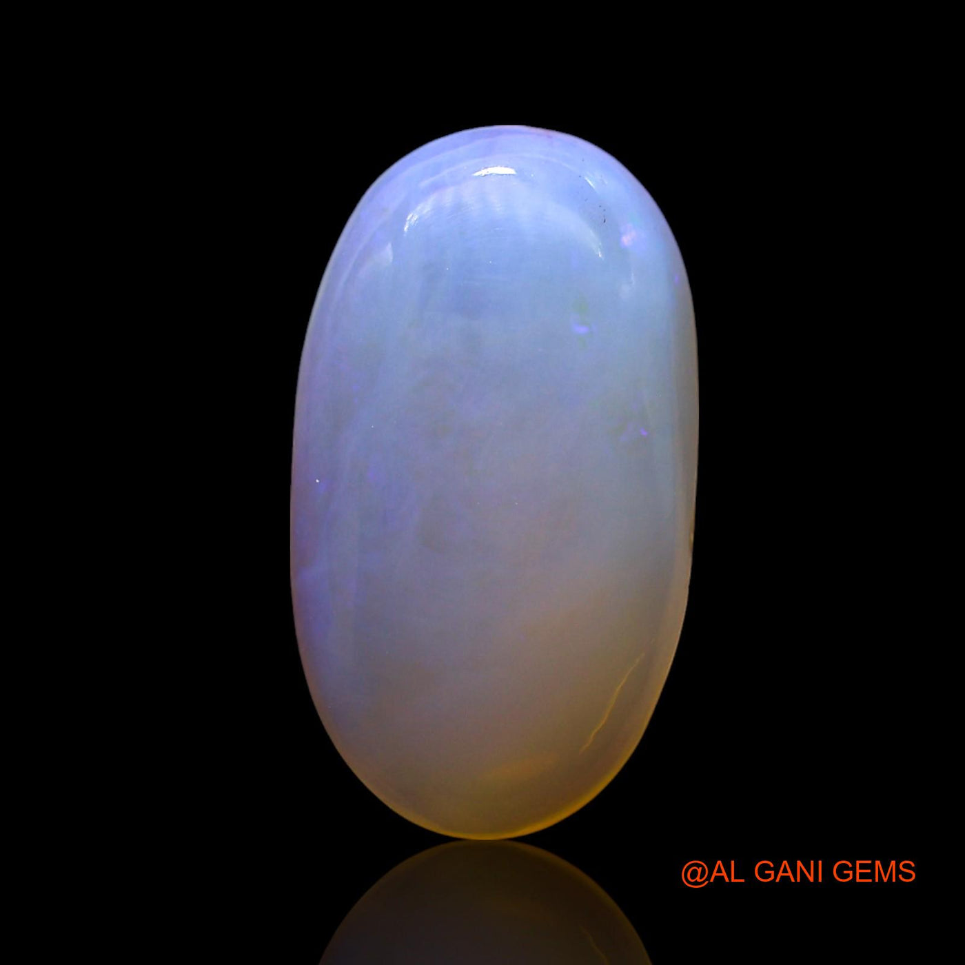 Natural Fire Opal Gemstone 4.00 Cts Loose Oval Cabochon From Australia 16x9x4 mm AF-669