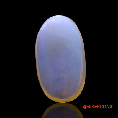 Natural Fire Opal Gemstone 4.00 Cts Loose Oval Cabochon From Australia 16x9x4 mm AF-669