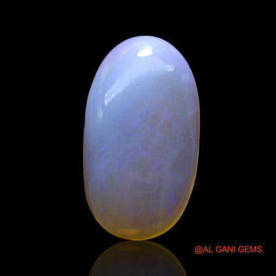 Natural Fire Opal Gemstone 4.00 Cts Loose Oval Cabochon From Australia 16x9x4 mm AF-669