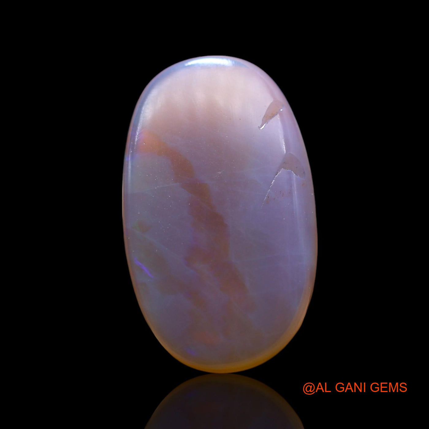 9.00 Cts Natural Australian Fire Opal Loose Gemstone Oval Cabochon 19x11x5 mm AF-66