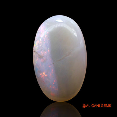 Natural Untreated Fire Opal Loose Gemstone Oval Cabochon From Australia 3.00 Cts 15x9x4 mm AF-671